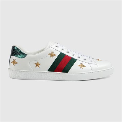 gucci ace embroidered low-top sneaker ebay mens blue red|gucci new ace platform sneakers.